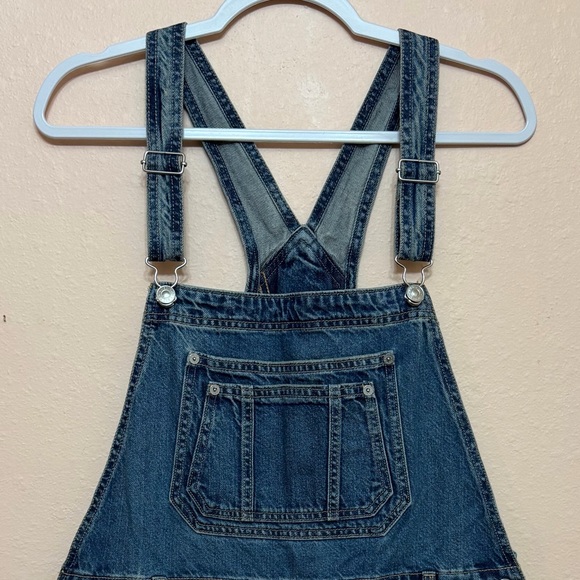 American Eagle Baggy Denim Short Overall - Picture 4 of 8